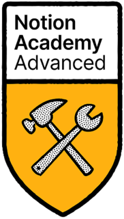 Certification Notion Advanced officielle de Warren Perez