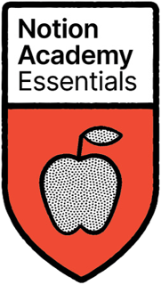 Certification Notion Essentials officielle de Warren Perez