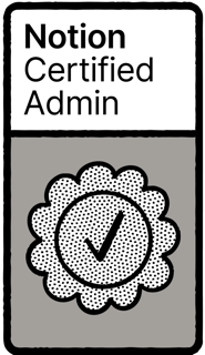 Certification Notion Admin officielle de Warren Perez