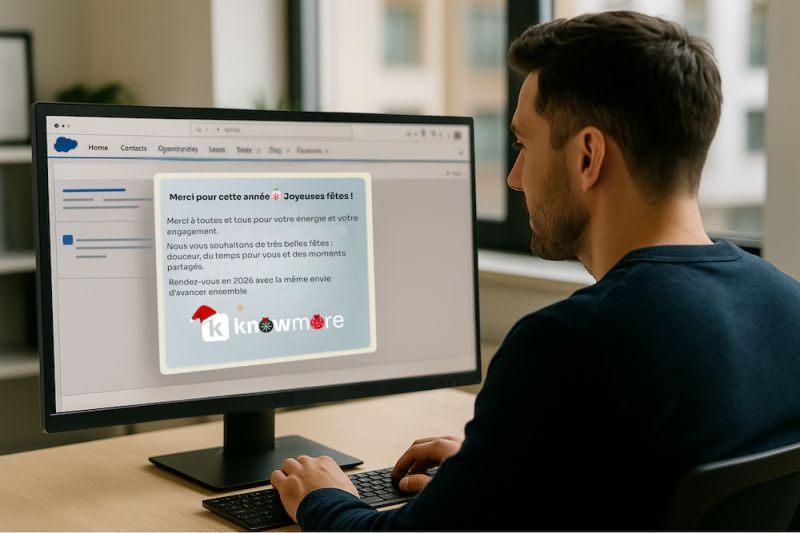 Un utilisateur de la plateforme Knowmore