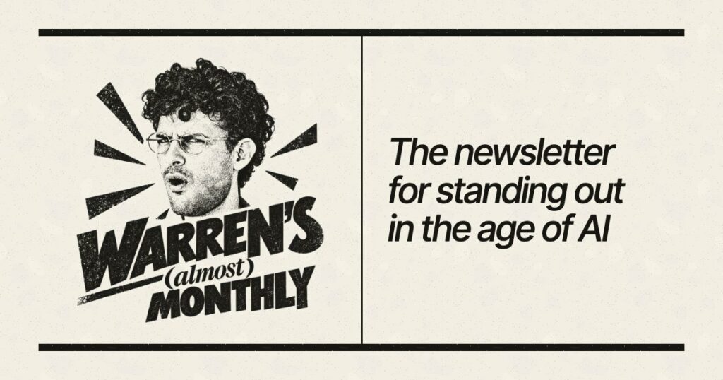Warren's (almost) Monthly Newsletter OG english